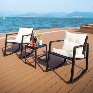 7-Piece Outdoor Patio Dining Set – Steel Slat Table & Textilene Chairs