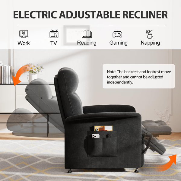 Power Recliner Chair with Heat & Massage