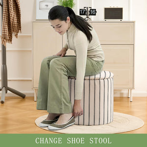 Storage Ottoman with Detachable Tray