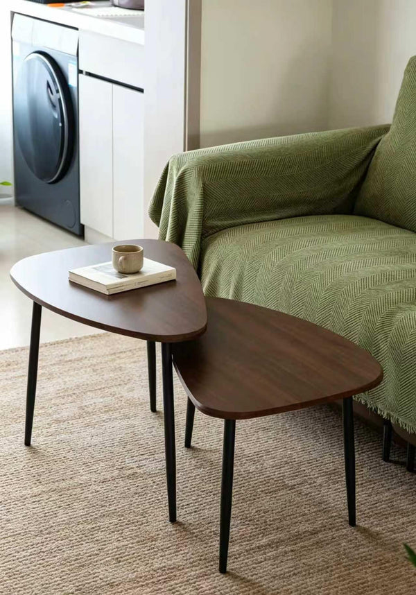 Oval Nesting Coffee Table Set
