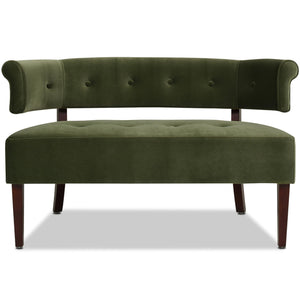Upholstered Tufted Entryway Bench with Back Settee
