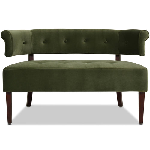 Upholstered Tufted Entryway Bench with Back Settee