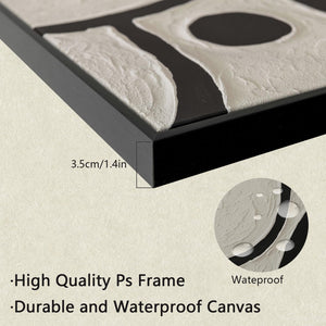 Framed Abstract Wall Art Set – 3 Piece Canvas Prints