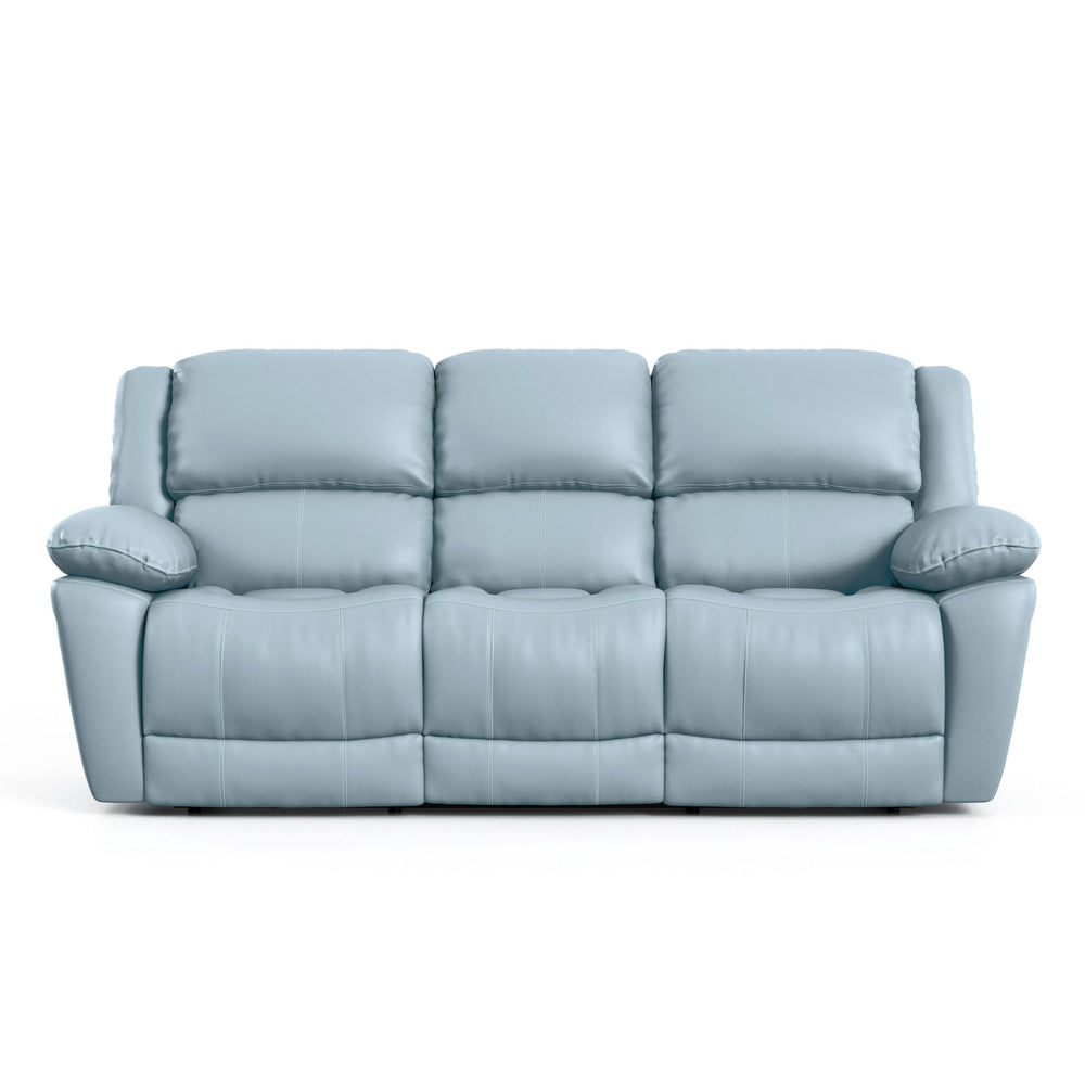 3-Piece Recliner Sofa Set – Leather Sectional with Loveseat & Arm Chair