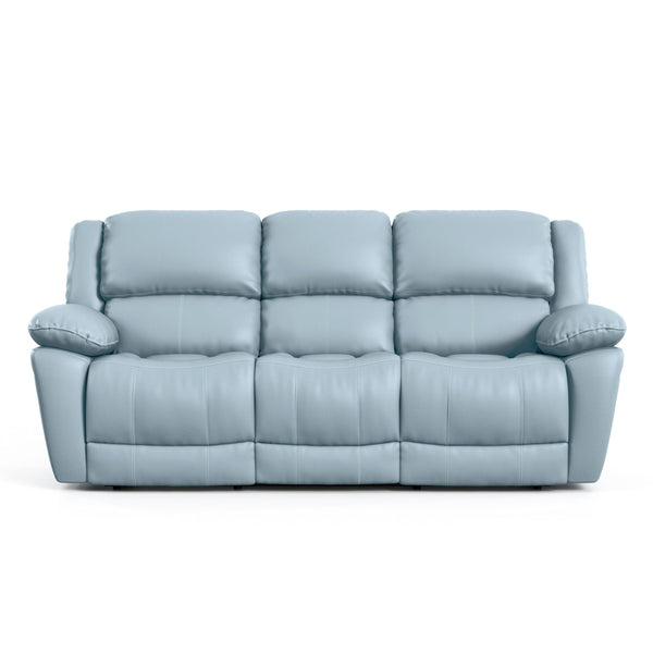 3-Piece Recliner Sofa Set – Leather Sectional with Loveseat & Arm Chair