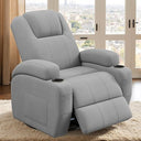 Swivel Rocker Recliner Chair with Vibration Massage