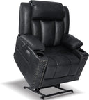 Power Lift Recliner Chair with Massage & Heat — Oversized, 400 lbs
