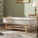 Entryway Storage Bench with Shoe Shelf