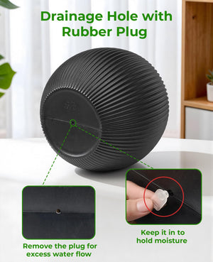 Large Plant Pots with Drainage – Indoor & Outdoor