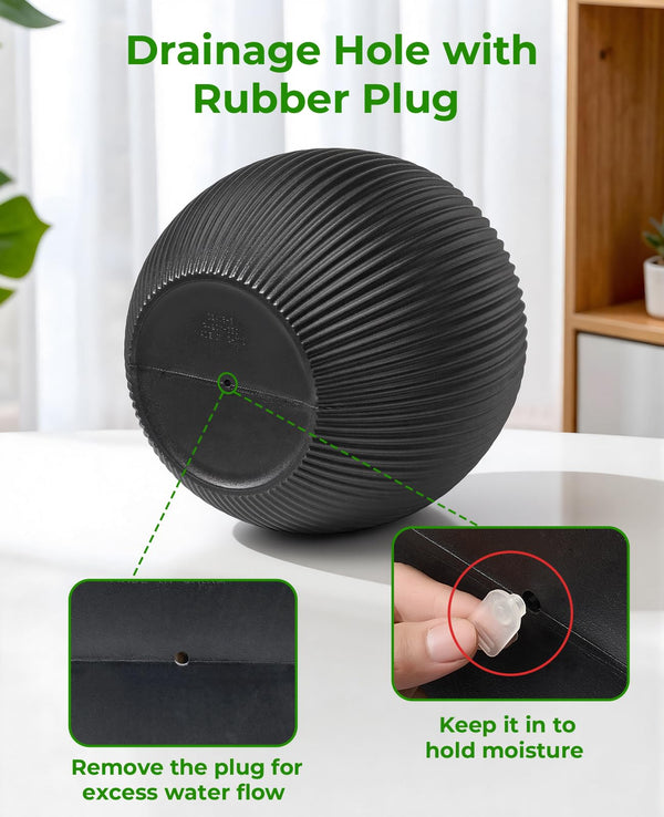 Large Plant Pots with Drainage – Indoor & Outdoor