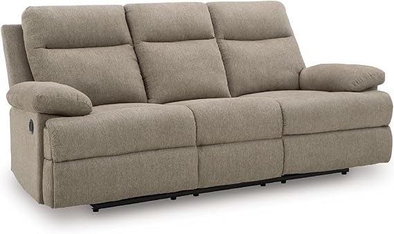 Dual Reclining Sofa with Drop-Down Table & USB Charging