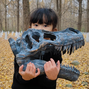 T-Rex Skull Wall Decor – Resin Dinosaur Head Trophy