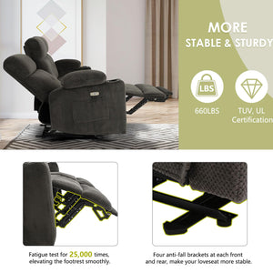 Power Reclining Sofa & Loveseat Set with Massage