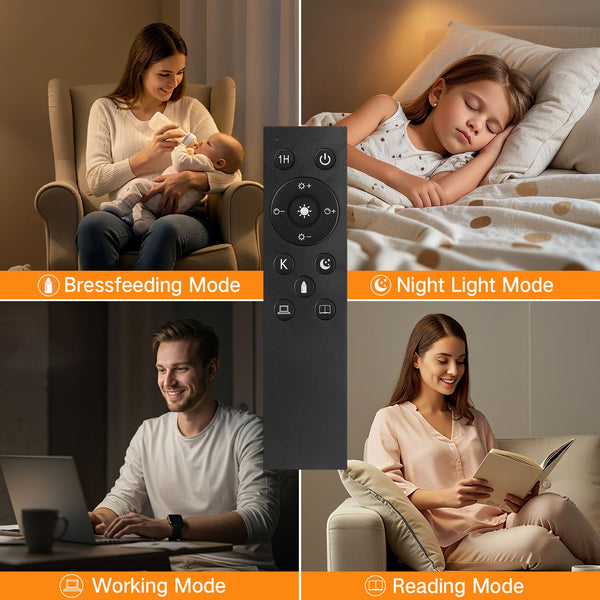 81" Arc Floor Lamp with Remote Control & Foot Switch