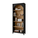 Arched Bookcase 78" Tall with 3 Adjustable Shelves