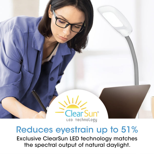 Adjustable LED Floor Lamp with ClearSun Technology