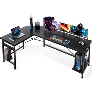 66" L-Shaped Corner Gaming & Home Office Desk