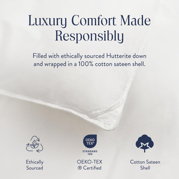 Lightweight Canadian Down Comforter – Full/Queen