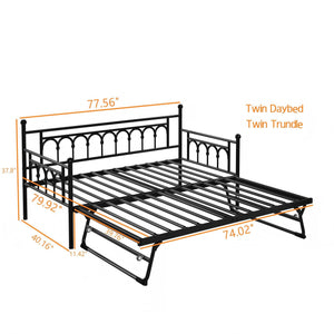 Twin Daybed with Pop-Up Trundle