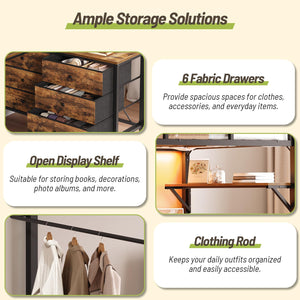 Twin Loft Bed with L-Shaped Desk, LED Lights & Storage