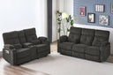 Power Reclining Sofa & Loveseat Set with Massage
