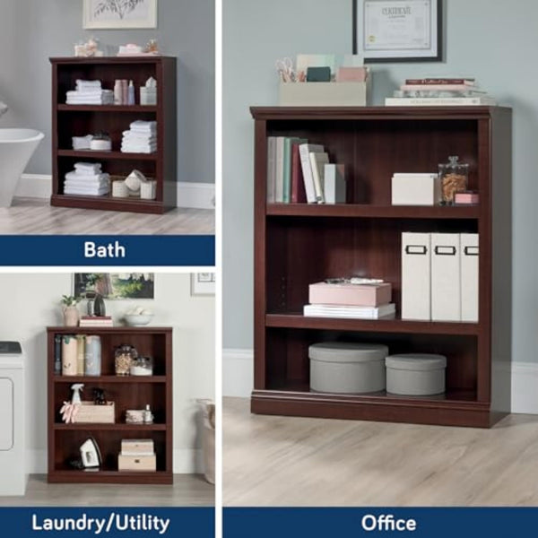 3-Shelf Adjustable Bookcase