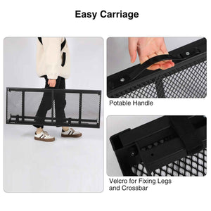Folding Outdoor Bar Table with Waterproof Mesh Top
