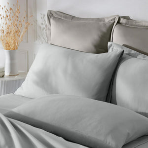 Organic Cotton Flannel Pillowcase Set – King & Standard, Multiple Colors