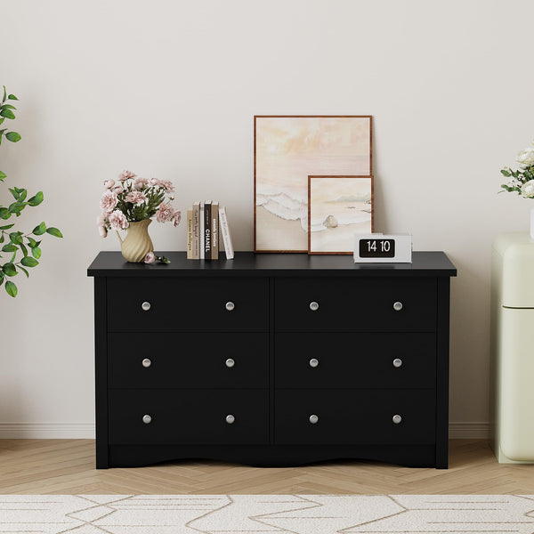 6-Drawer Dresser with TV Stand