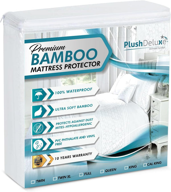 Waterproof Viscose Mattress Protector – Ultra Soft, Breathable & Noiseless