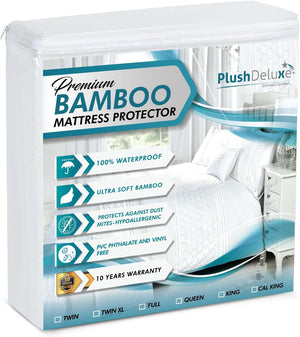 Waterproof Viscose Mattress Protector – Ultra Soft, Breathable & Noiseless