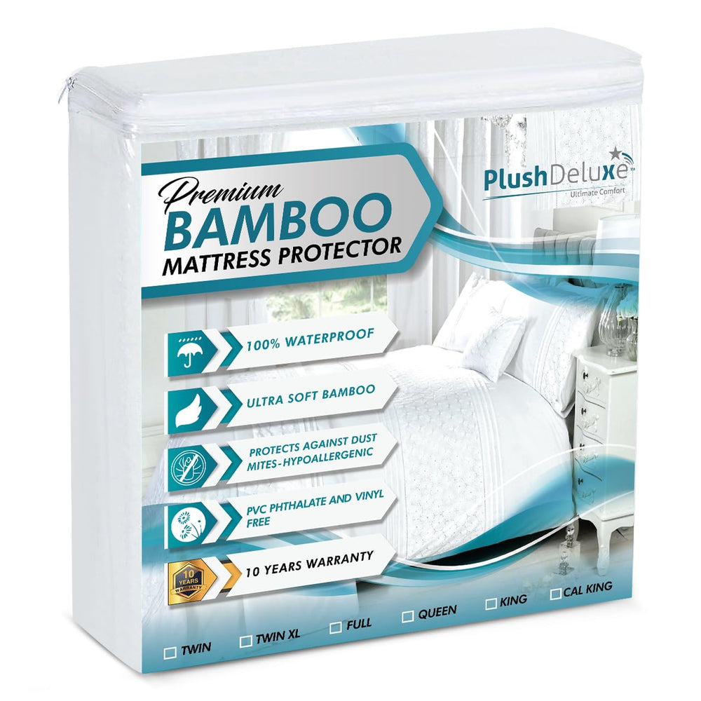 Waterproof Viscose Mattress Protector – Ultra Soft, Breathable & Noiseless