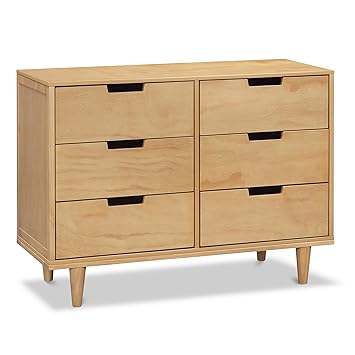 6-Drawer Wood Dresser for Nursery & Kids Bedroom