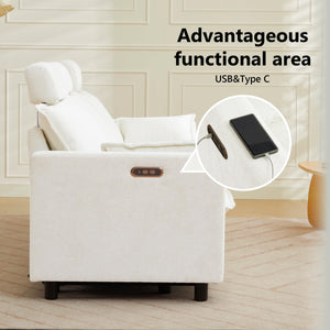 Power Reclining Sectional Sofa with Storage & USB Charging