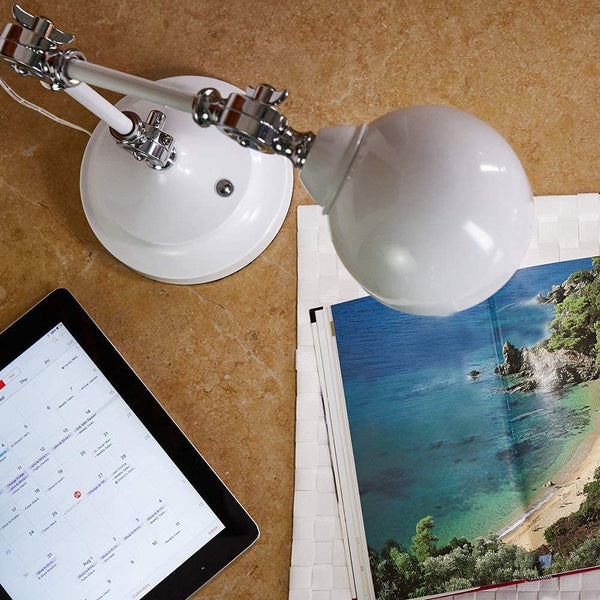 Adjustable LED Desk Lamp with USB Charging Port