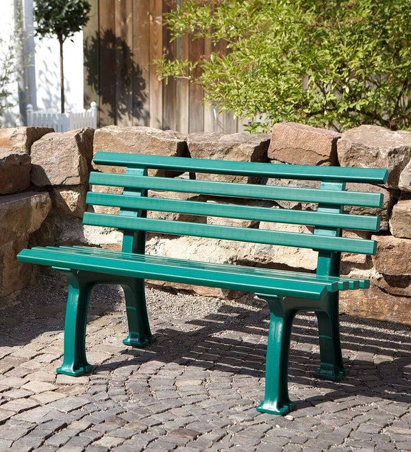 Weatherproof PVC Outdoor Garden Bench – Seats 3, 500 lb Capacity