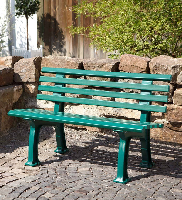 Weatherproof PVC Outdoor Garden Bench – Seats 3, 500 lb Capacity