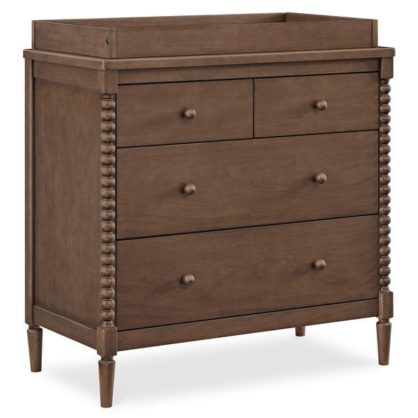 4-Drawer Dresser with Changing Top and Interlocking Drawers