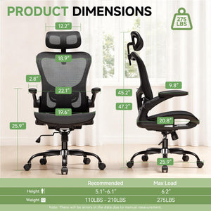 High Back Mesh Ergonomic Office Chair