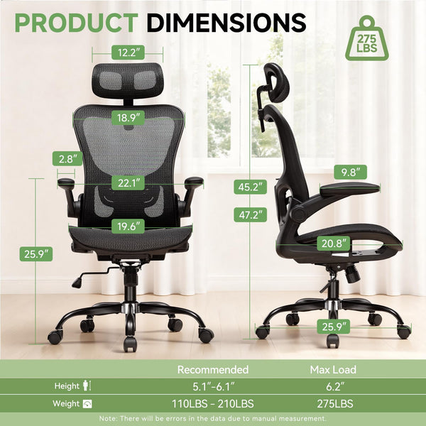 High Back Mesh Ergonomic Office Chair