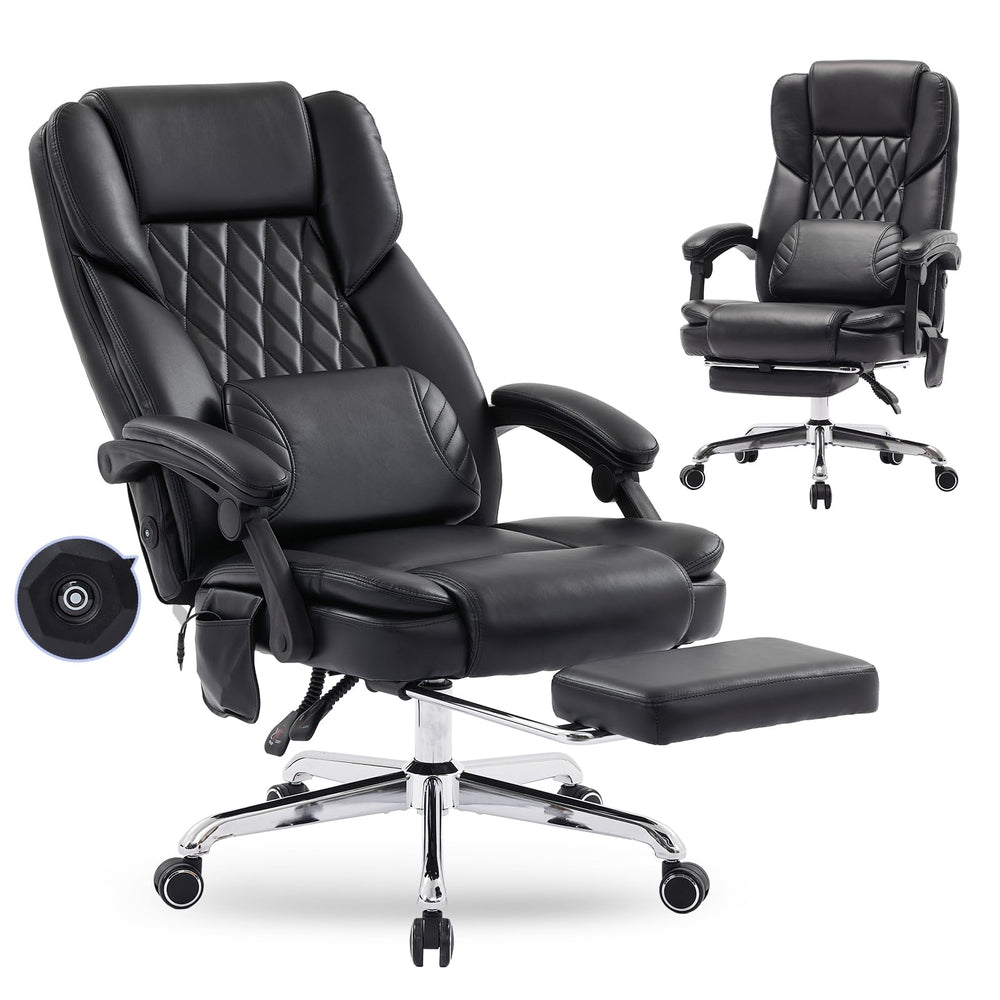 Heavy Duty 500LBS Massage Office Chair with Footrest