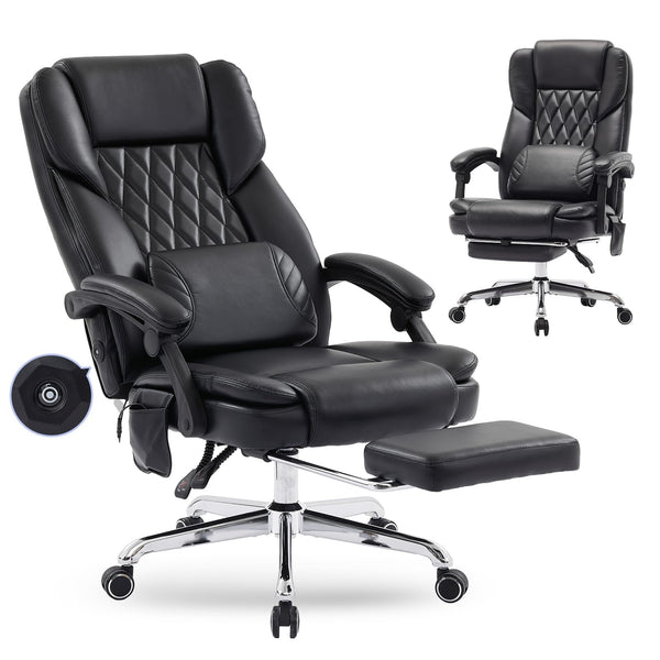 Heavy Duty 500LBS Massage Office Chair with Footrest