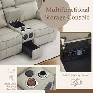Power Reclining Sofa & Loveseat Set