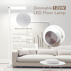 120W LED Floor Lamp – Full Spectrum Reading Light