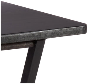 Portable Foldable TV Tray Table Set with Storage Rack – 4-Pack