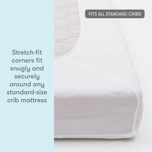 Waterproof Quilted Crib Mattress Pad