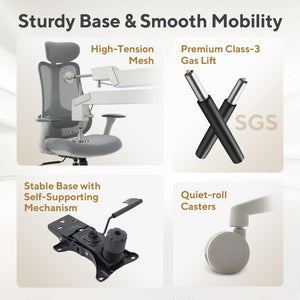 Ergonomic High-Back Mesh Office Chair with Adjustable Lumbar Support