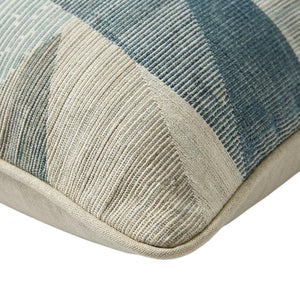Blue Velvet Throw Pillow Set of 2 – 19 Inch Square Decorative Cushions