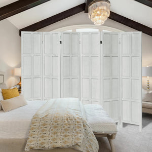 6-Panel Wood Room Divider Folding Privacy Screen