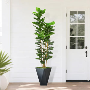 Artificial Fiddle Leaf Fig Tree with Planter – 6 ft